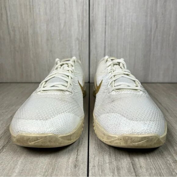 Nike Metcon 4 White Gym Sneaker Weight Lifting Athletic Shoe Womens Size 10 - Picture 5 of 10